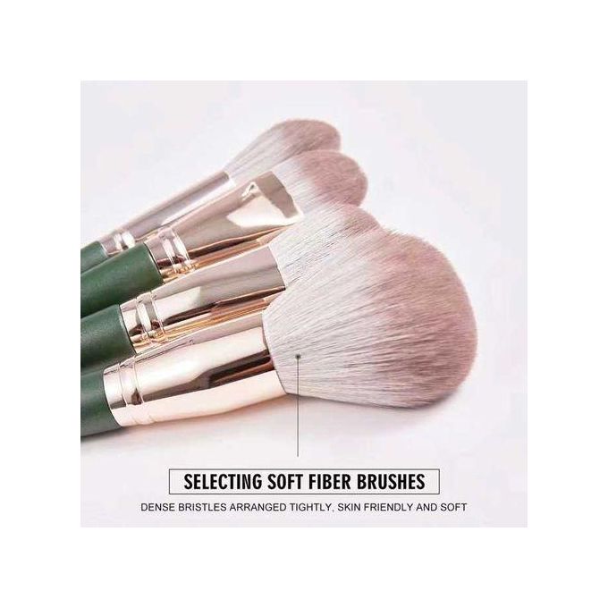 Ensemble De 14 Crayons à Sourcils Cosmétiques à Poils Souples - Vert