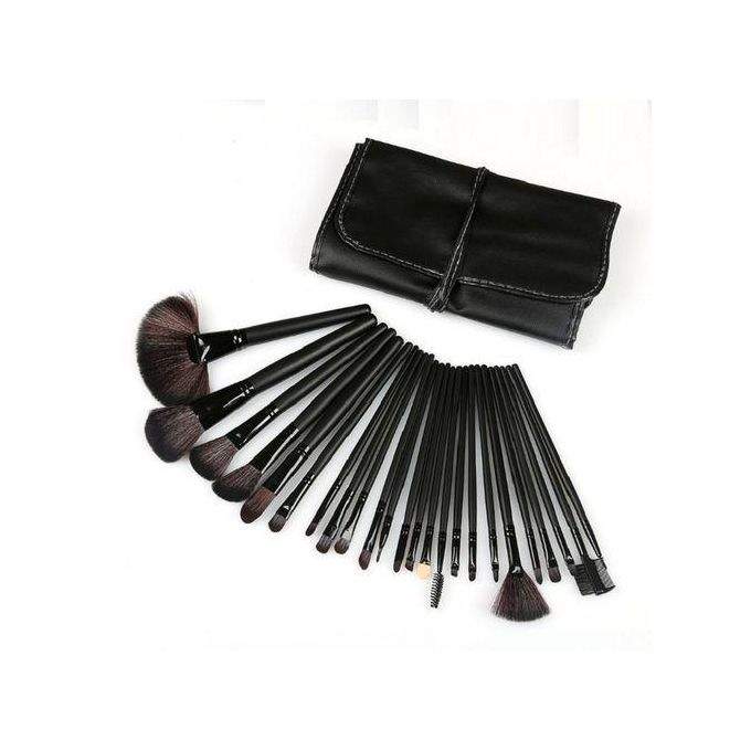 Ensemble de 24 pinceaux de maquillage professionnel Collection complète Maquillage professionnel