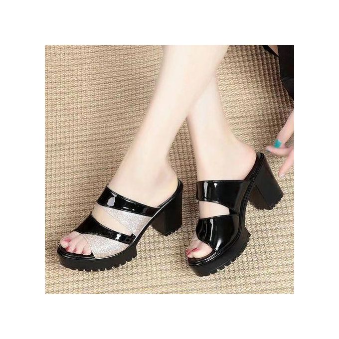 Chaussures Pour Paillettes Bouche De Poisson Talon Haut