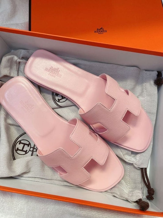 hermes sandale rose clair