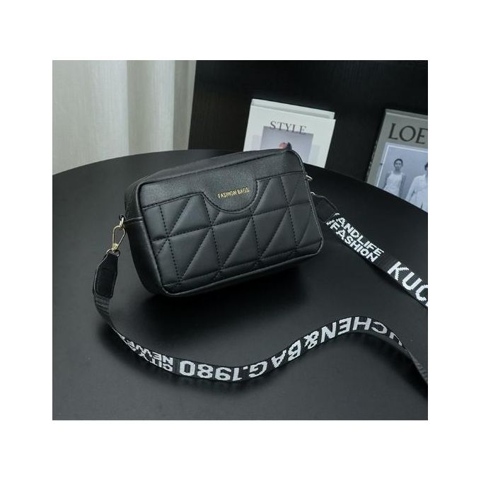 Sac bandoulière Love brodé avec bretelles simples et polyvalentes à lettres, adapté pour sacs à bandoulière extérieur