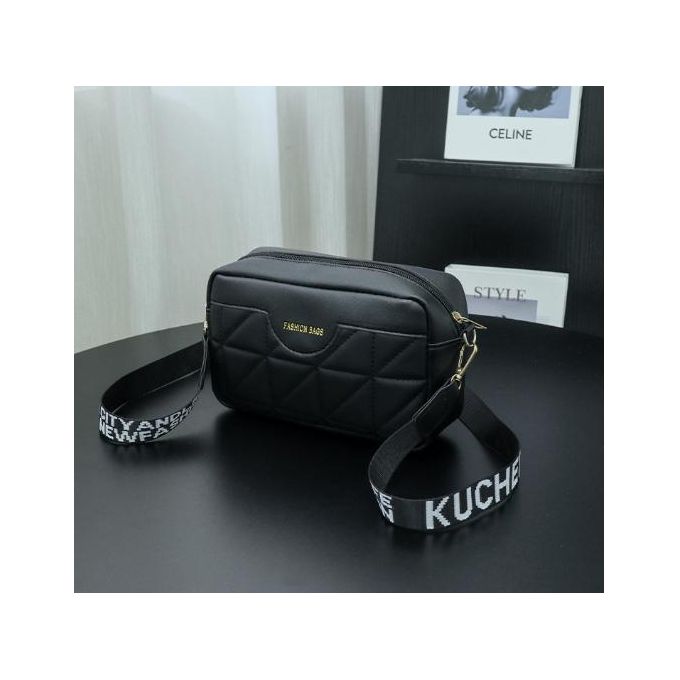 Sac bandoulière Love brodé avec bretelles simples et polyvalentes à lettres, adapté pour sacs à bandoulière extérieur