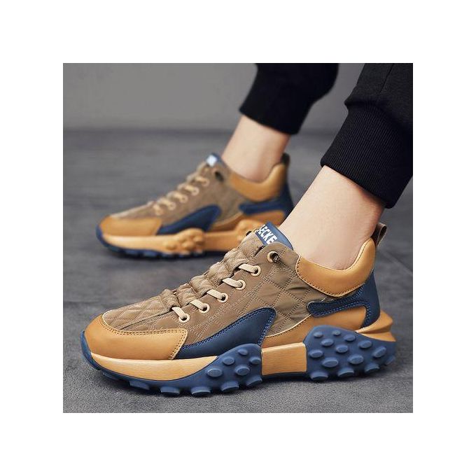 Baskets Décontractées Tendance Pour Hommes En Extérieur - Brun