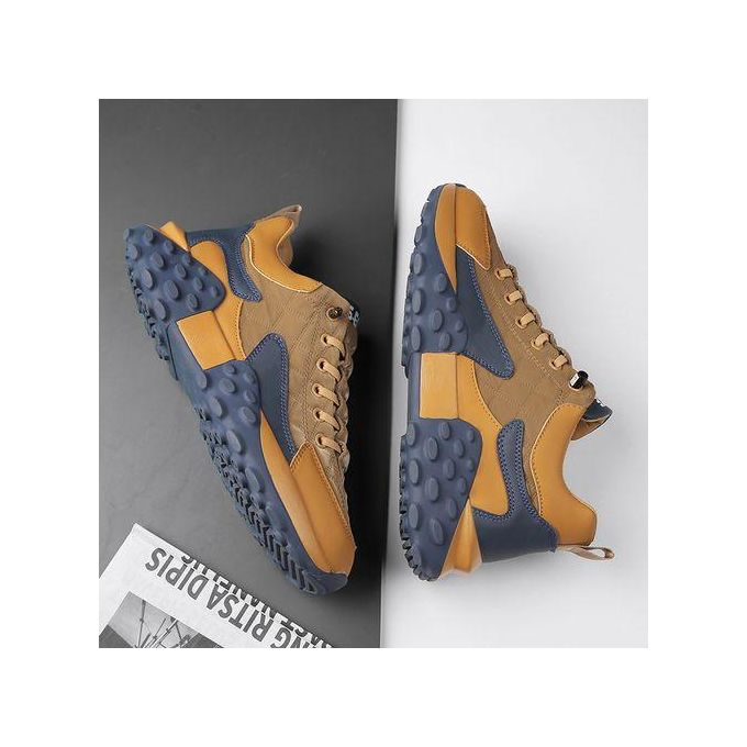 Baskets Décontractées Tendance Pour Hommes En Extérieur - Brun