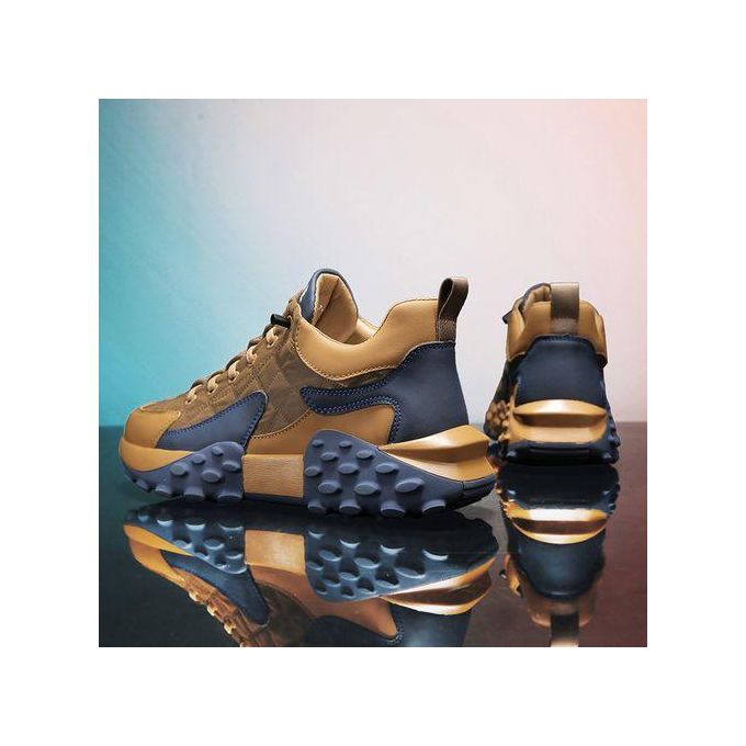 Baskets Décontractées Tendance Pour Hommes En Extérieur - Brun