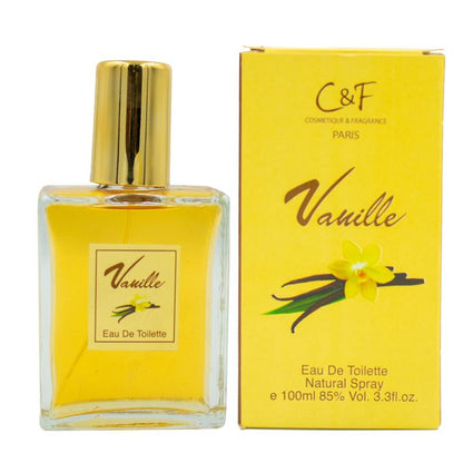 C&F Eau de Toilette Vanille Pour Femme - Parfum Vanille 100ML