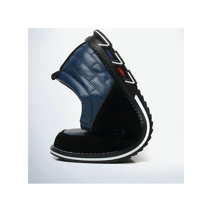 Chaussures brogues italiennes formelles pour hommes, mariage, entreprise, à lacets bleu