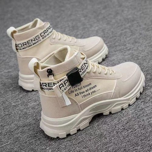 Chaussures de sport montantes pour hommes 2025 - Beige