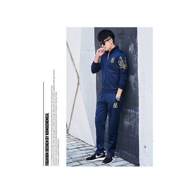 Pull + Pantalon De Sport Pour Homme - Bleu