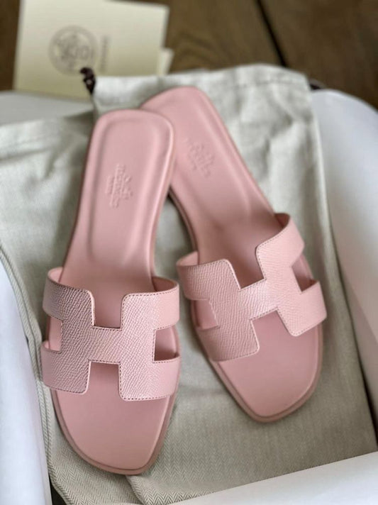 hermes sandale rose clair