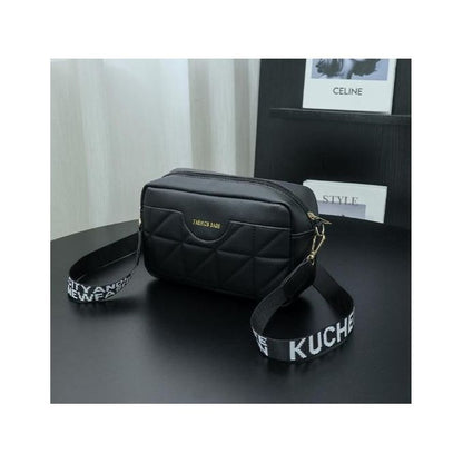 Sac bandoulière Love brodé avec bretelles simples et polyvalentes à lettres, adapté pour sacs à bandoulière extérieur