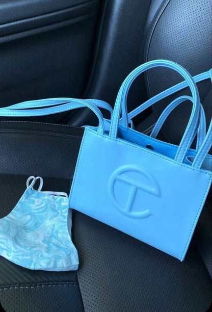 Telfar Shopping Bag ,couleur bleu